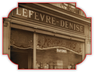 Macarons de Nancy : La Biscuiterie Lefèvre-Denise, 55, rue Saint-Jean à Nancy, dans les années 1910.